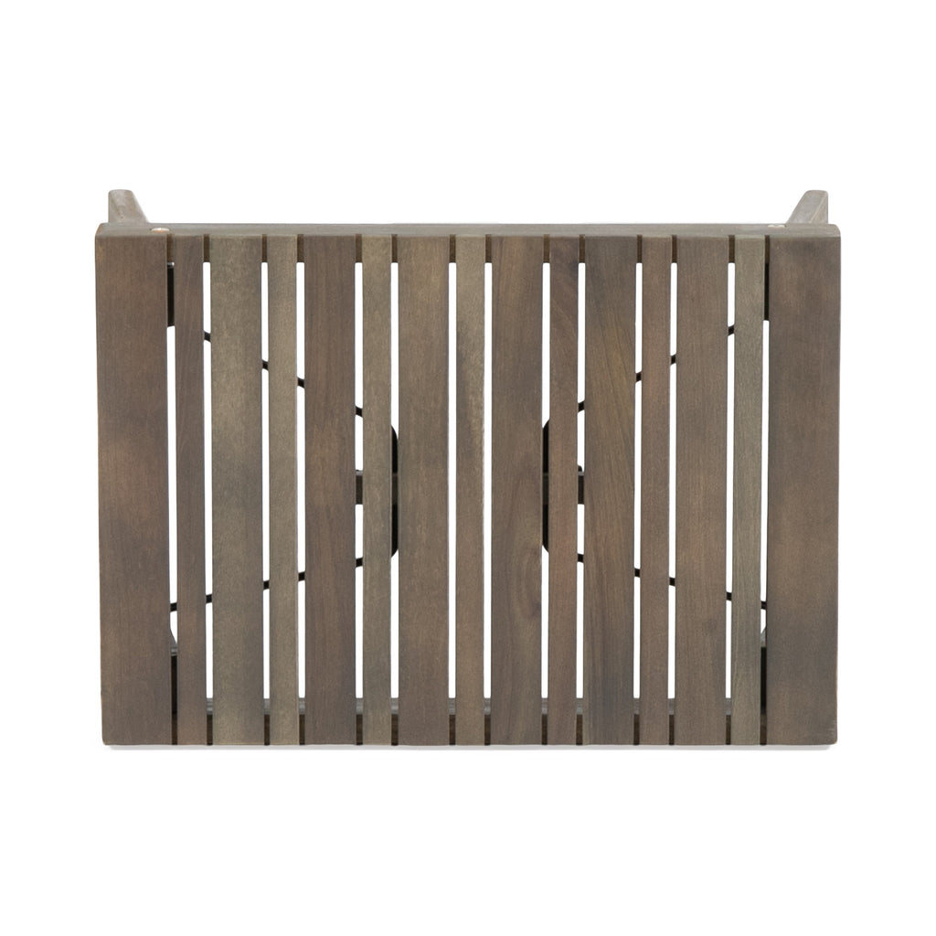 Kyoto Outdoor Foldable Side Table with Slat Design
