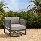 Mareike Outdoor Patio Swivel Glider Lounge Chair