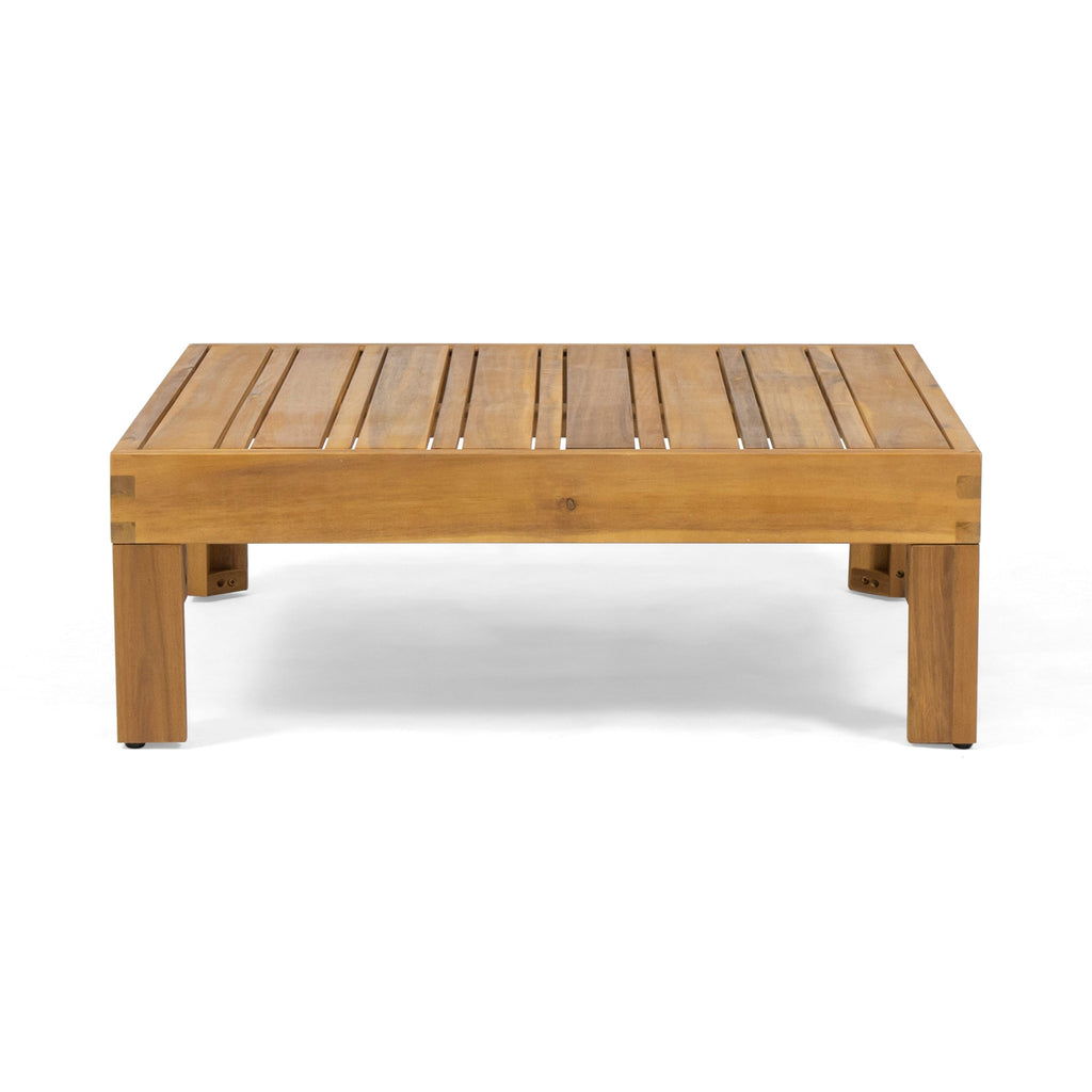 Brava Outdoor X-Back Corner Bench with Coffee Table