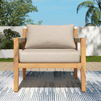 Driftwood Bay Acacia Wood & Beige Rope Outdoor Leisure Chair