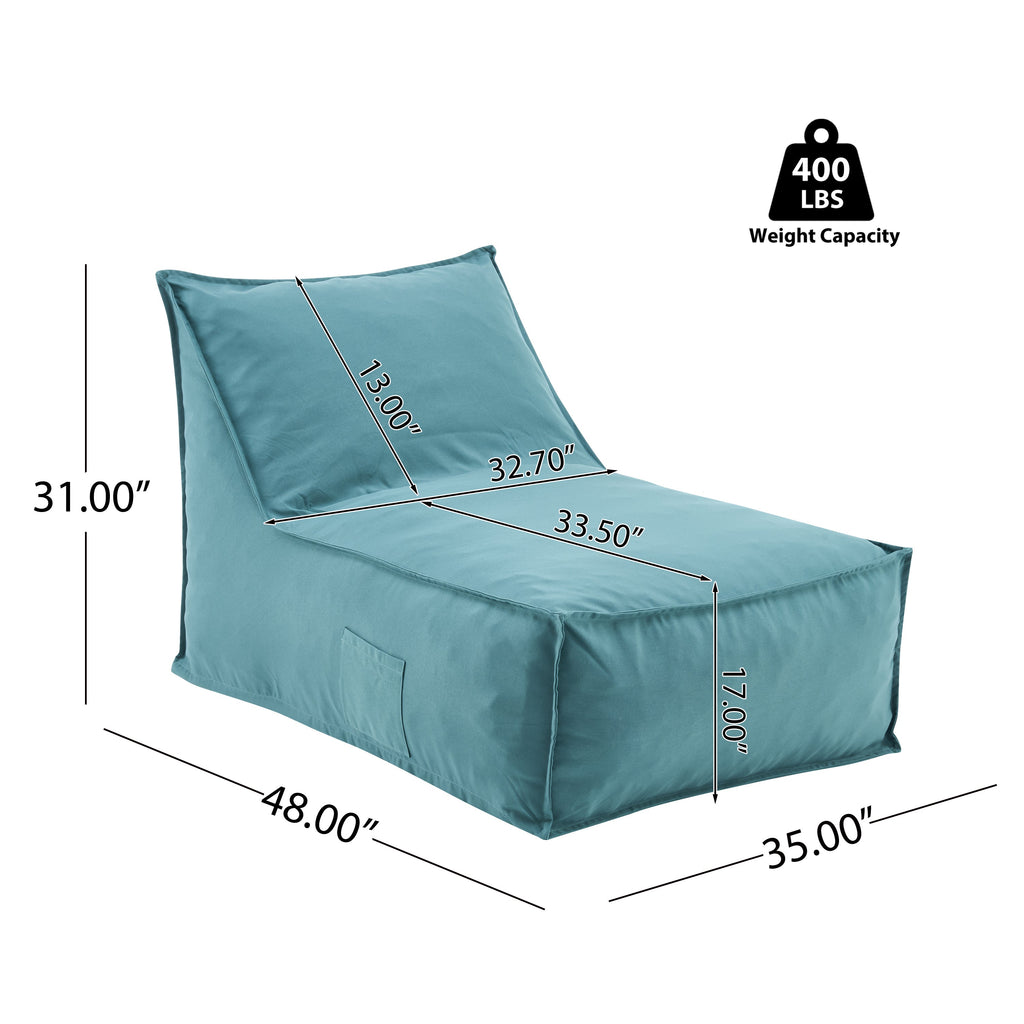Perry Outdoor Patio Bean Bag Lounge Chair