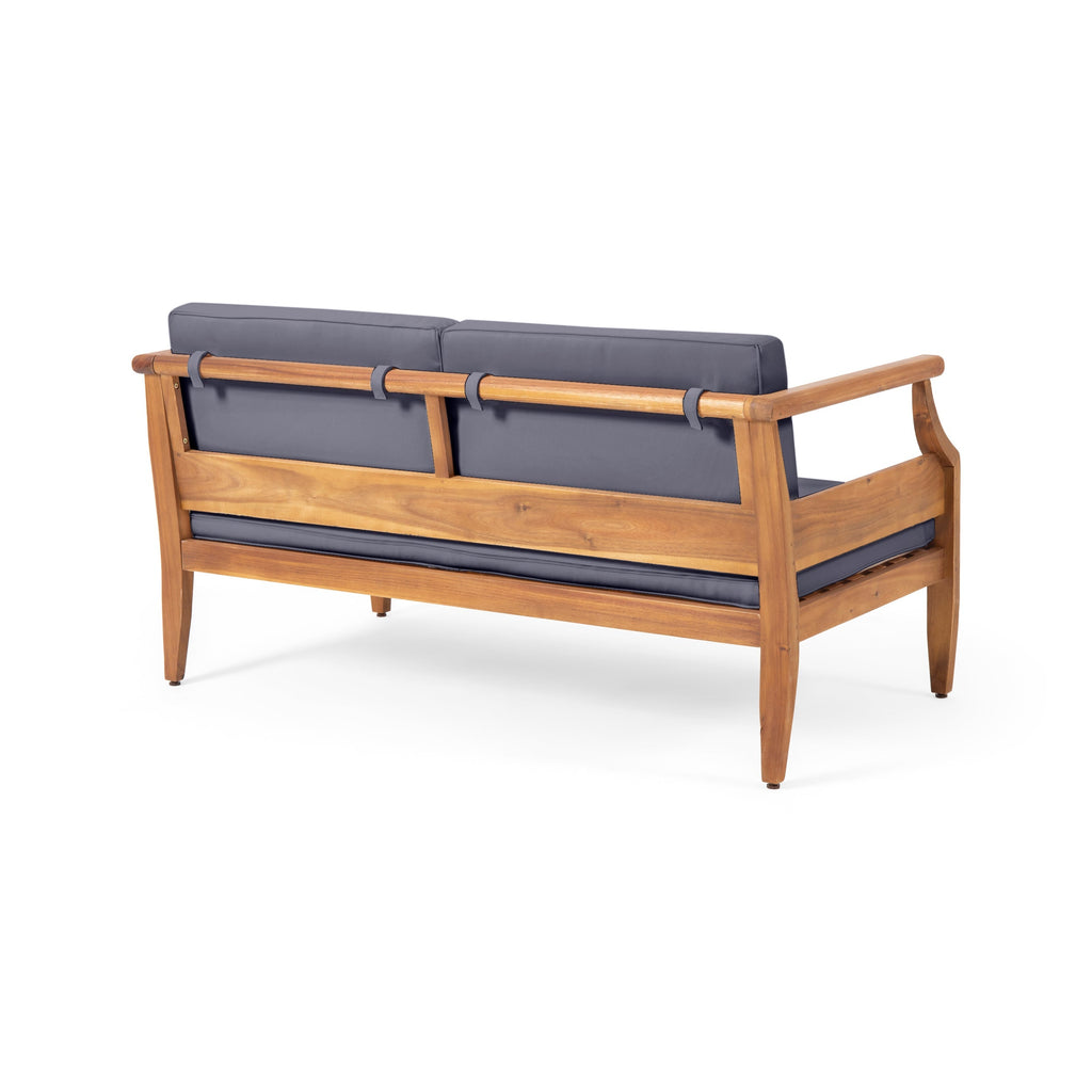 Aston 2 Piece Outdoor Patio Conversation Seating Set