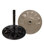 Cast Aluminum Art Deco Umbrella Bases