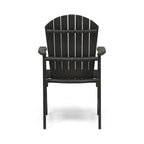 Outdoor Weather Resistant Acacia Wood Adirondack Dining Chairs, Set of 2