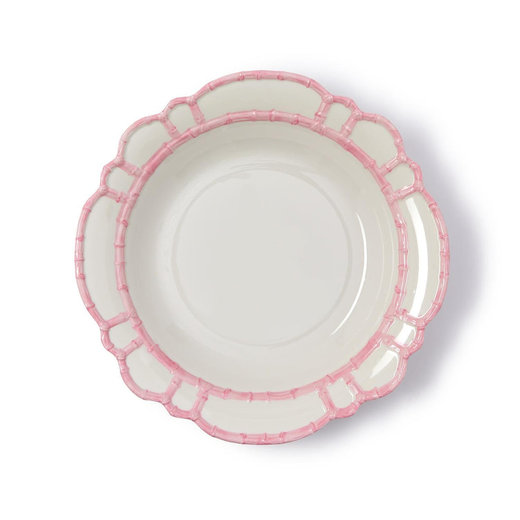 Pink Bamboo Outdoor Bowl