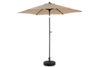 9' Outdoor Patio Umbrella Outdoor Table Umbrella with Push Button Tilt and Crank, Base Not Included