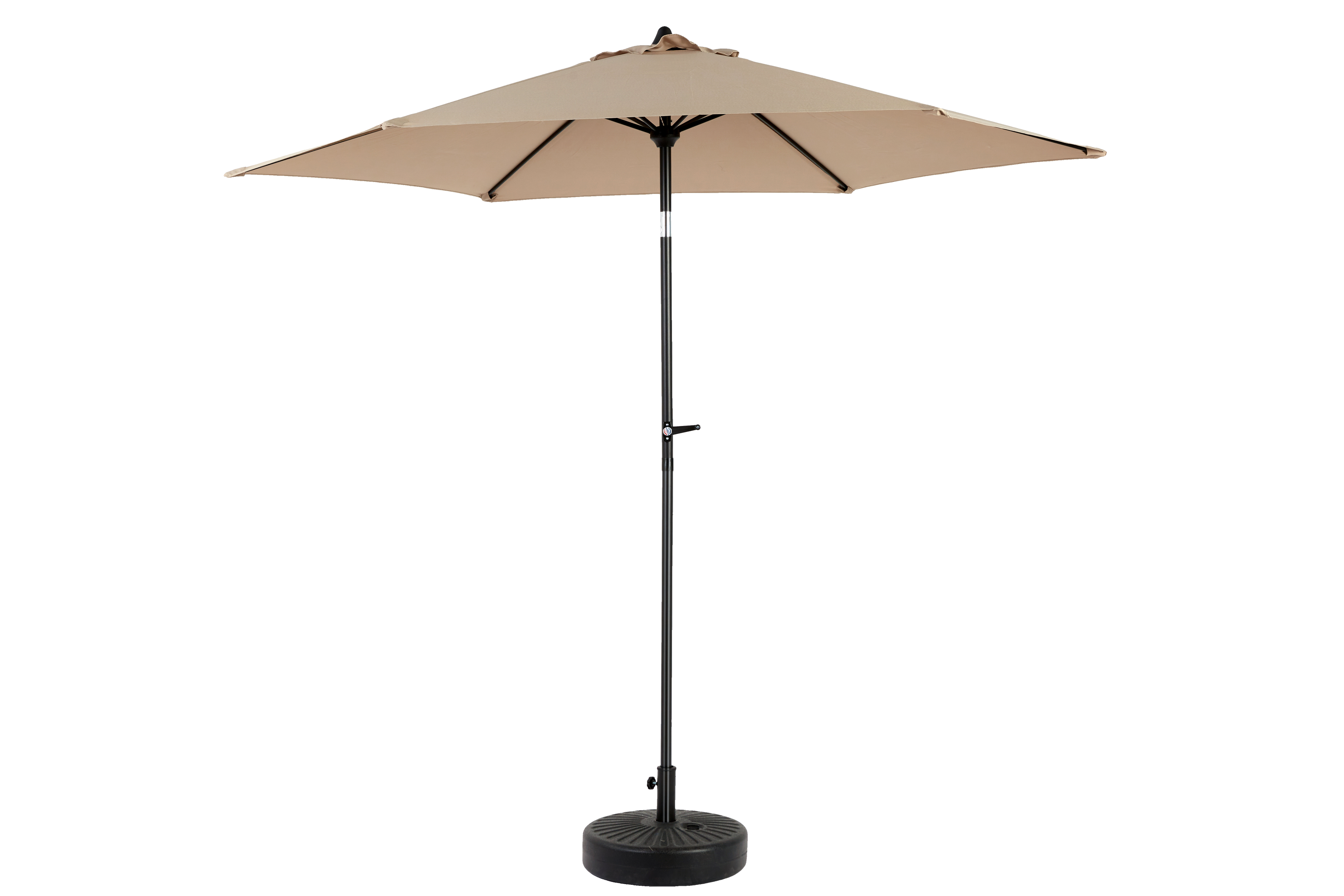 9' Outdoor Patio Umbrella Outdoor Table Umbrella with Push Button Tilt and Crank, Base Not Included