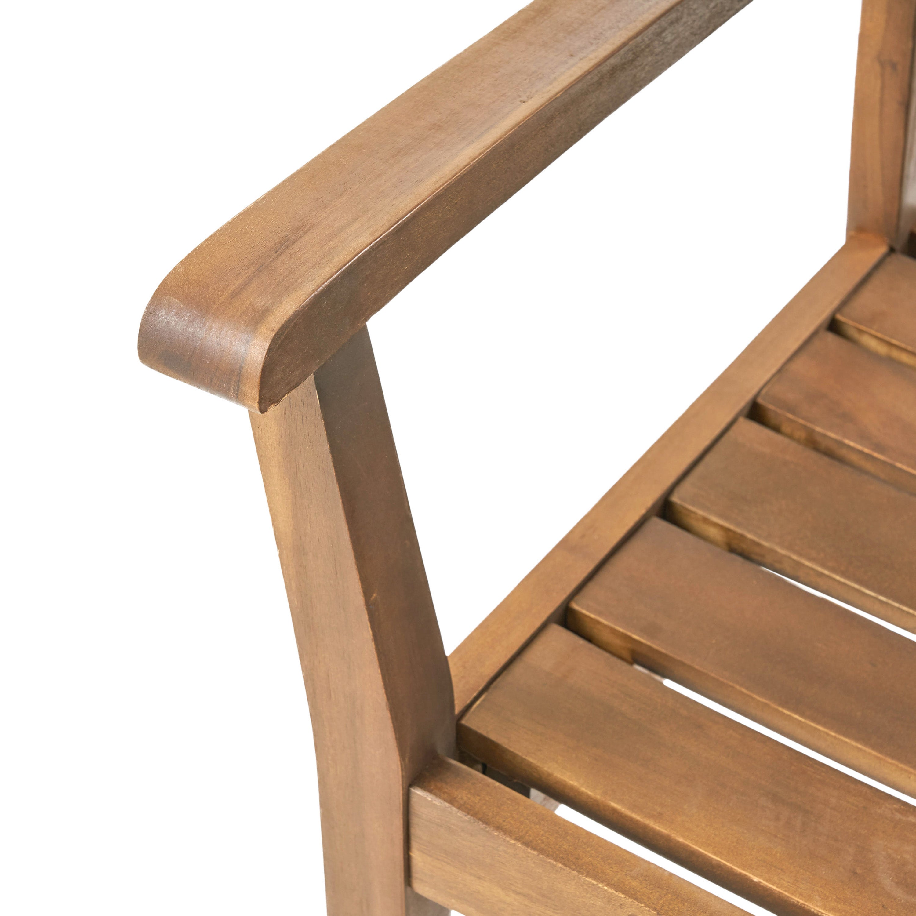 Stamford Outdoor Acacia Wood Dining Chairs, Set of 2