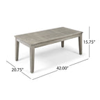 Hampton Rectangular Acacia Outdoor Coffee Table