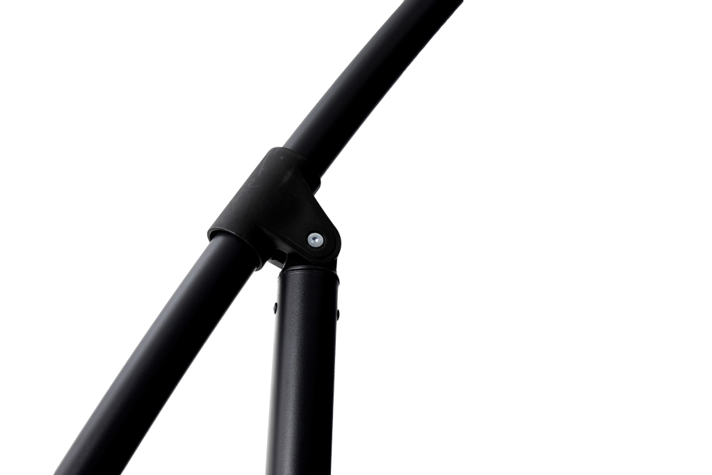 10' Offset Hanging Market Patio Umbrella w/Easy Tilt Adjustment, Base Not Included