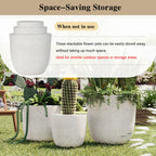 Lightweight Matte Textured Outdoor Planter