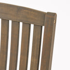 Muse Outdoor Acacia Rocking Chair with Slat Design