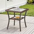 Marlowe Wicker Outdoor Side Table