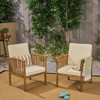 Tidewell Outdoor Dining Chairs, Set of 2