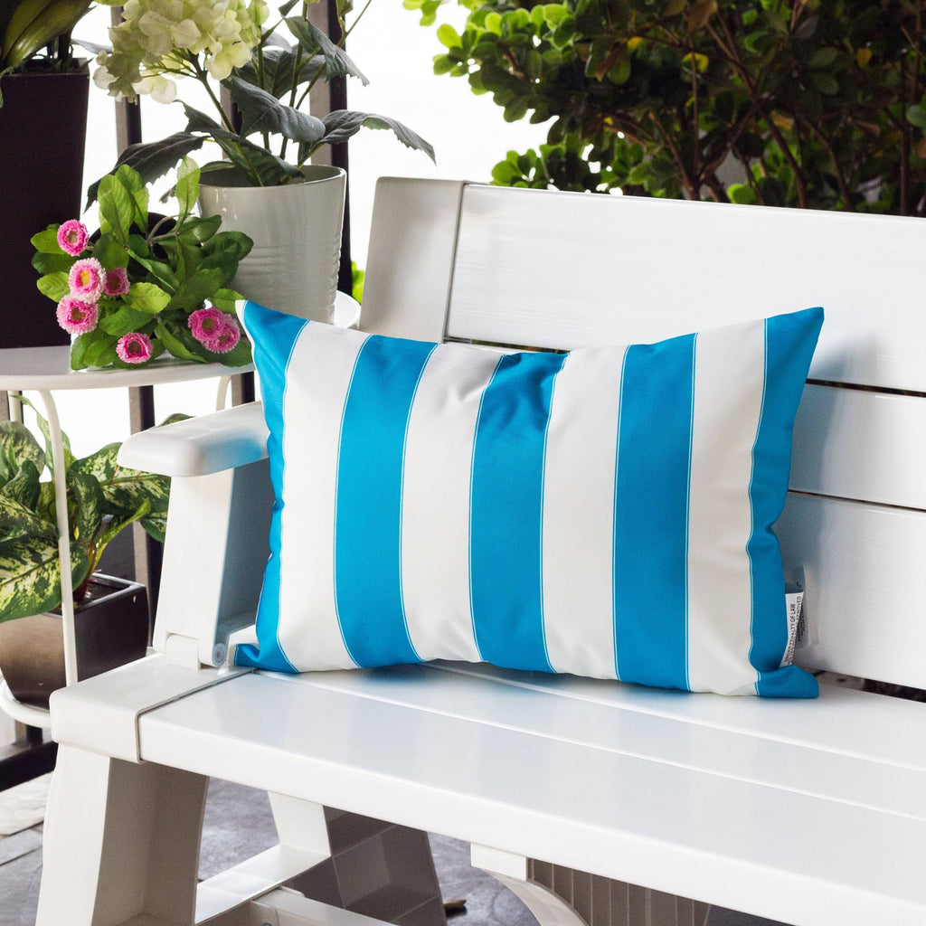 Horizon Stripe Outdoor Lumbar Pillow
