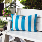 Horizon Stripe Outdoor Lumbar Pillow