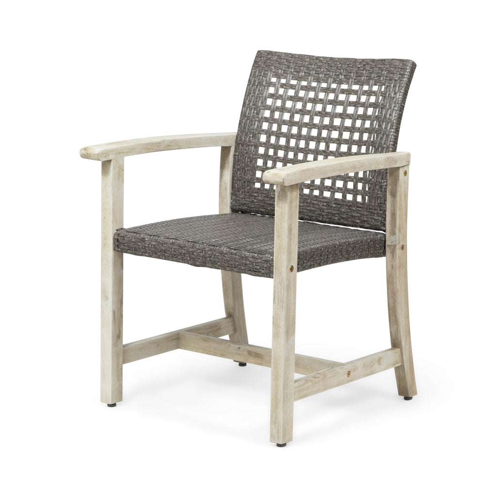 Hampton Outdoor Rattan Dining Chairs, Set of 2