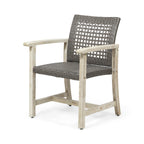 Hampton Outdoor Rattan Dining Chairs, Set of 2