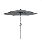 7.5 Feet Market Umbrella with Crank Lift & Tilt, Base Not Included