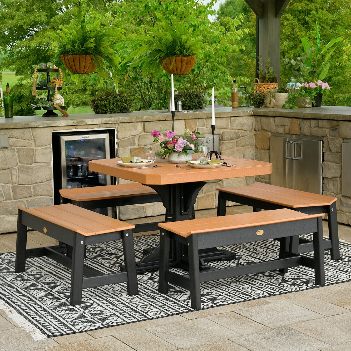 41" Square Dining Table from LuxCraft