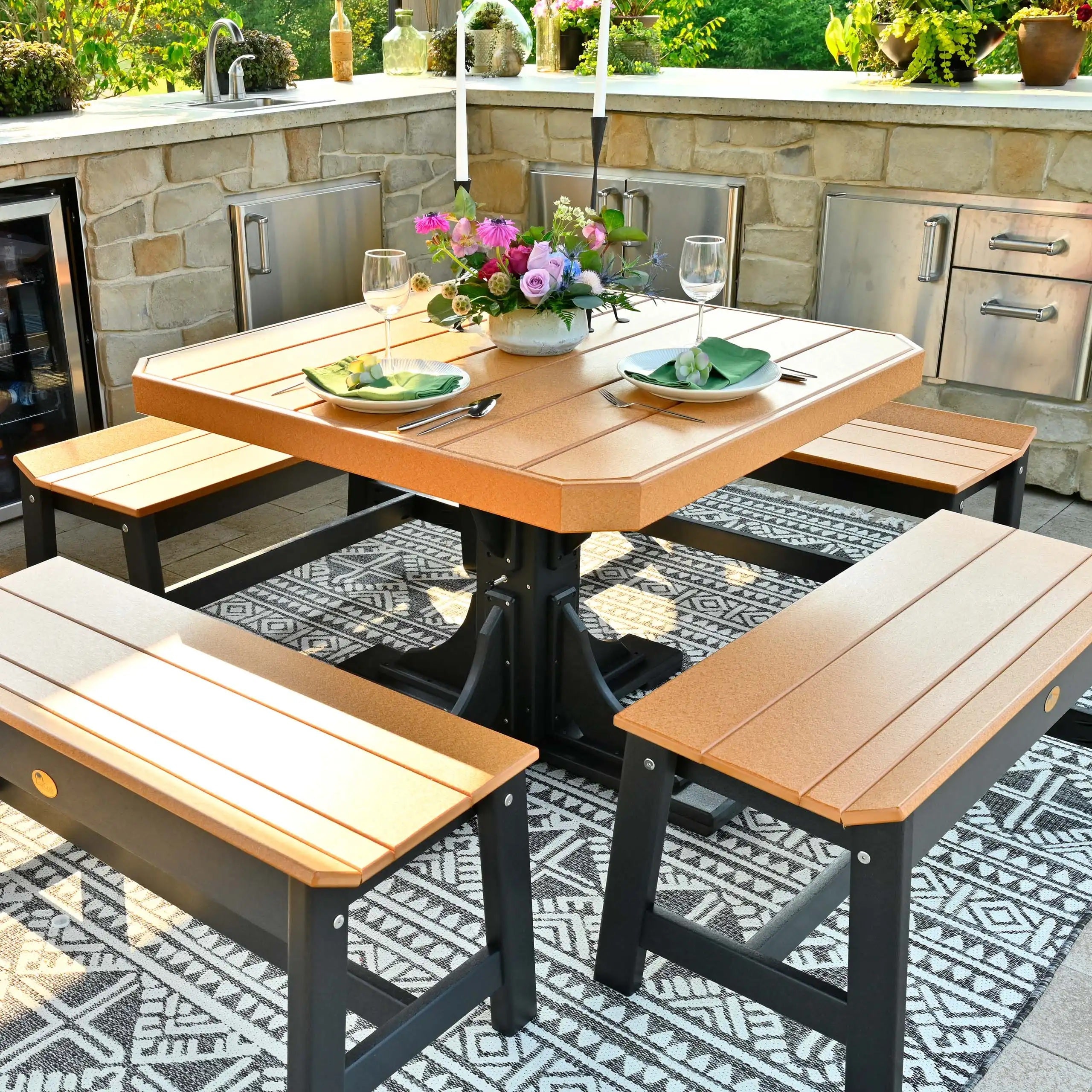 41" Square Dining Table from LuxCraft