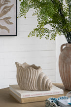 Conch Shell Planter with Textured Finish