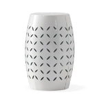 Lilac Outdoor Metal Cutout Accent Table