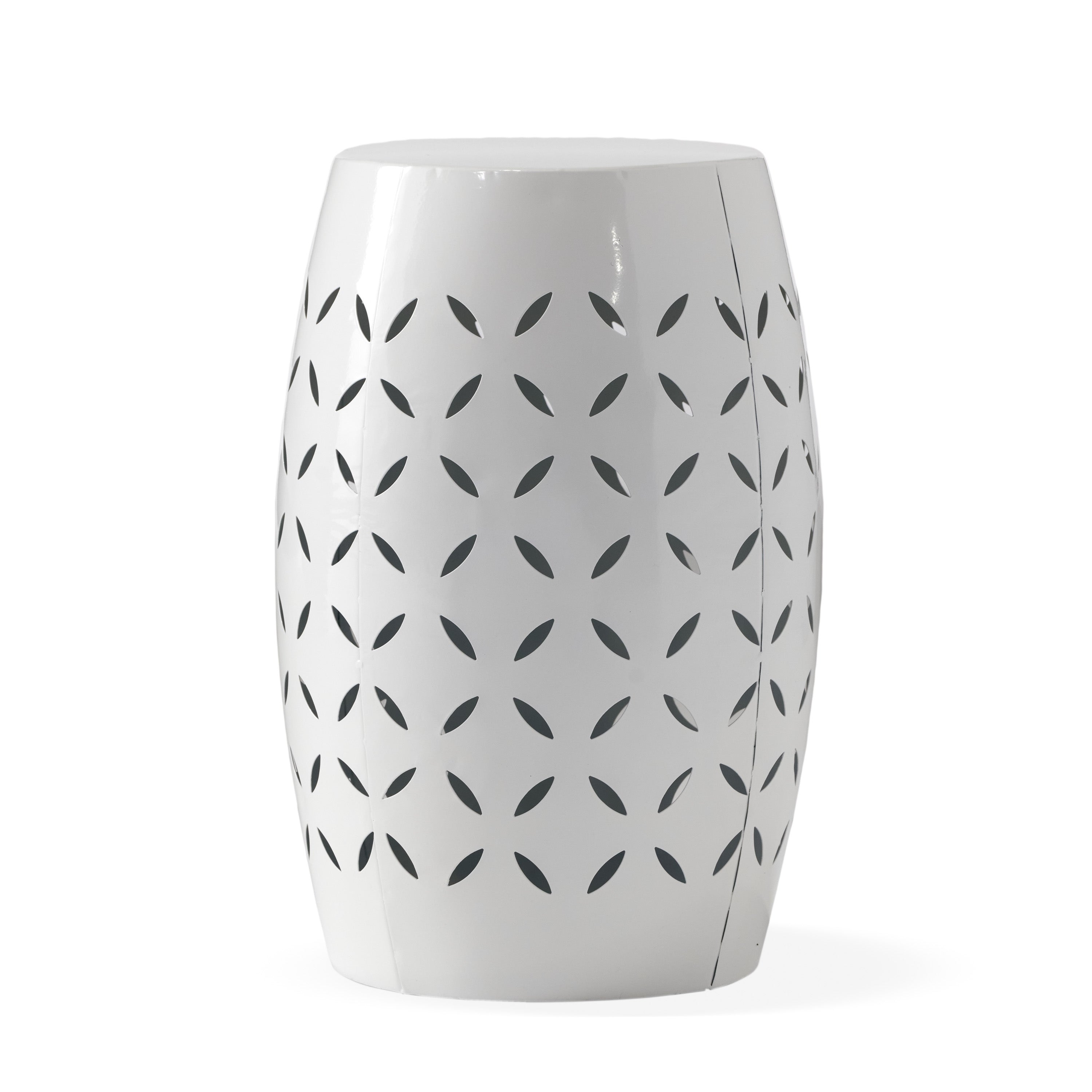 Lilac Outdoor Metal Cutout Accent Table