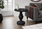 Transitional Pedestal Indoor Outdoor Accent Table