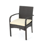 Cordoba Outdoor Wicker Dining Chairs, Set of 2