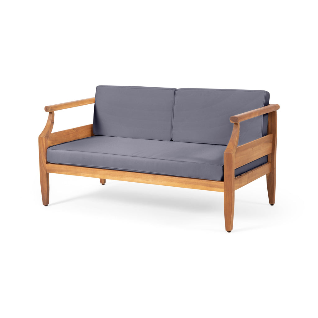 Aston 2 Piece Outdoor Patio Conversation Seating Set