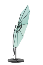 10' Offset Hanging Market Patio Umbrella w/Easy Tilt Adjustment, Base Not Included