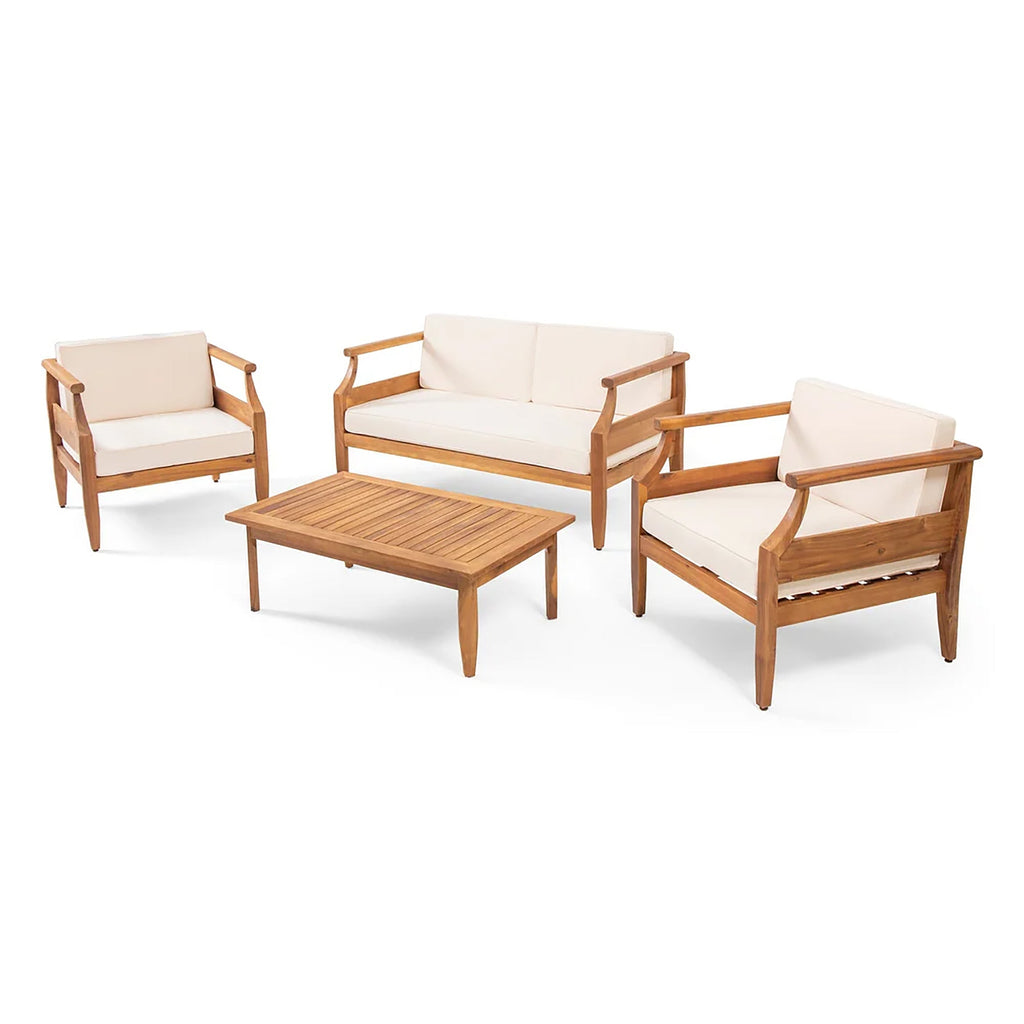 Aston 4 Piece Outdoor Patio Conversation Set