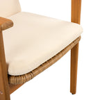 Avenue Acacia Wood Outdoor Dining Chairs, Set of 2