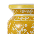 Cherry Blossom 17.75" Ceramic Garden Stool