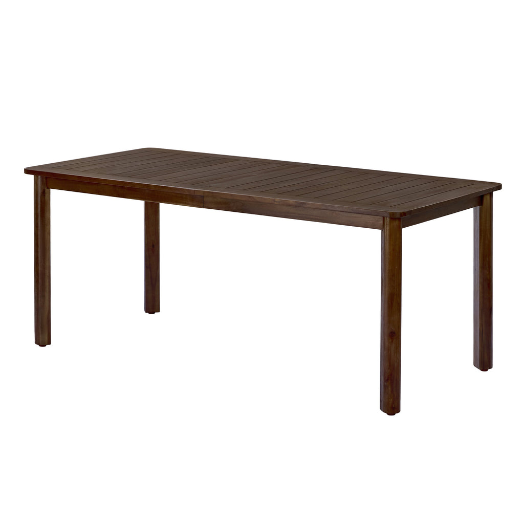 Miles Acacia Outdoor Dining Table, 68.9"