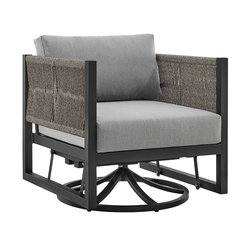 Mareike Outdoor Patio Swivel Glider Lounge Chair