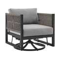 Mareike Outdoor Patio Swivel Glider Lounge Chair