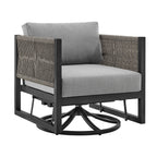 Mareike Outdoor Patio Swivel Glider Lounge Chair