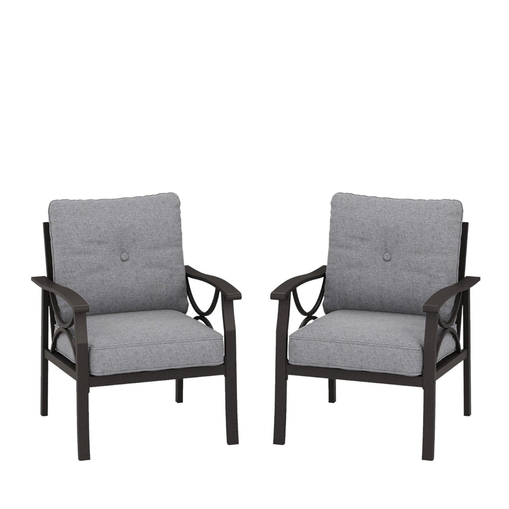 Marisol 5 Piece Metal Patio Furniture Set with 3 Seater Sofa