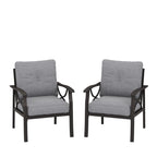 Marisol 5 Piece Metal Patio Furniture Set with 3 Seater Sofa