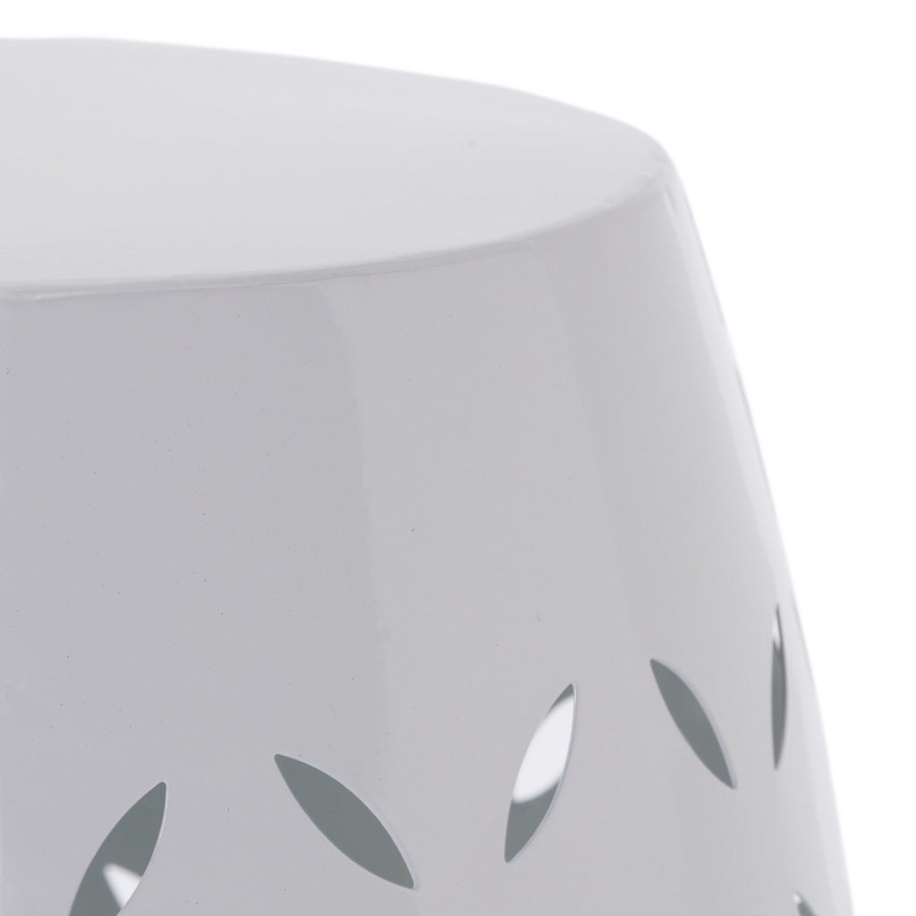 Lilac Outdoor Metal Cutout Accent Table