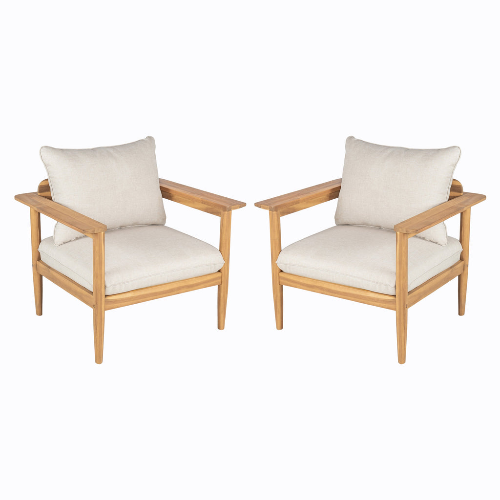 Terassi Outdoor Acacia Wood Lounge Chair
