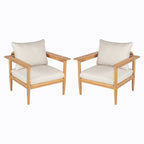 Terassi Outdoor Acacia Wood Lounge Chair