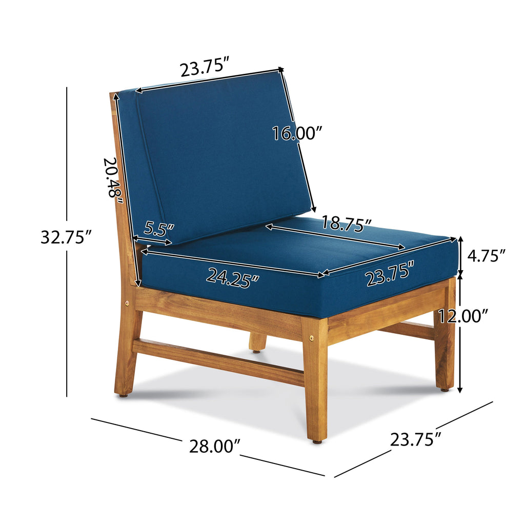 Perla Outdoor L-Shape Sectional Sofa