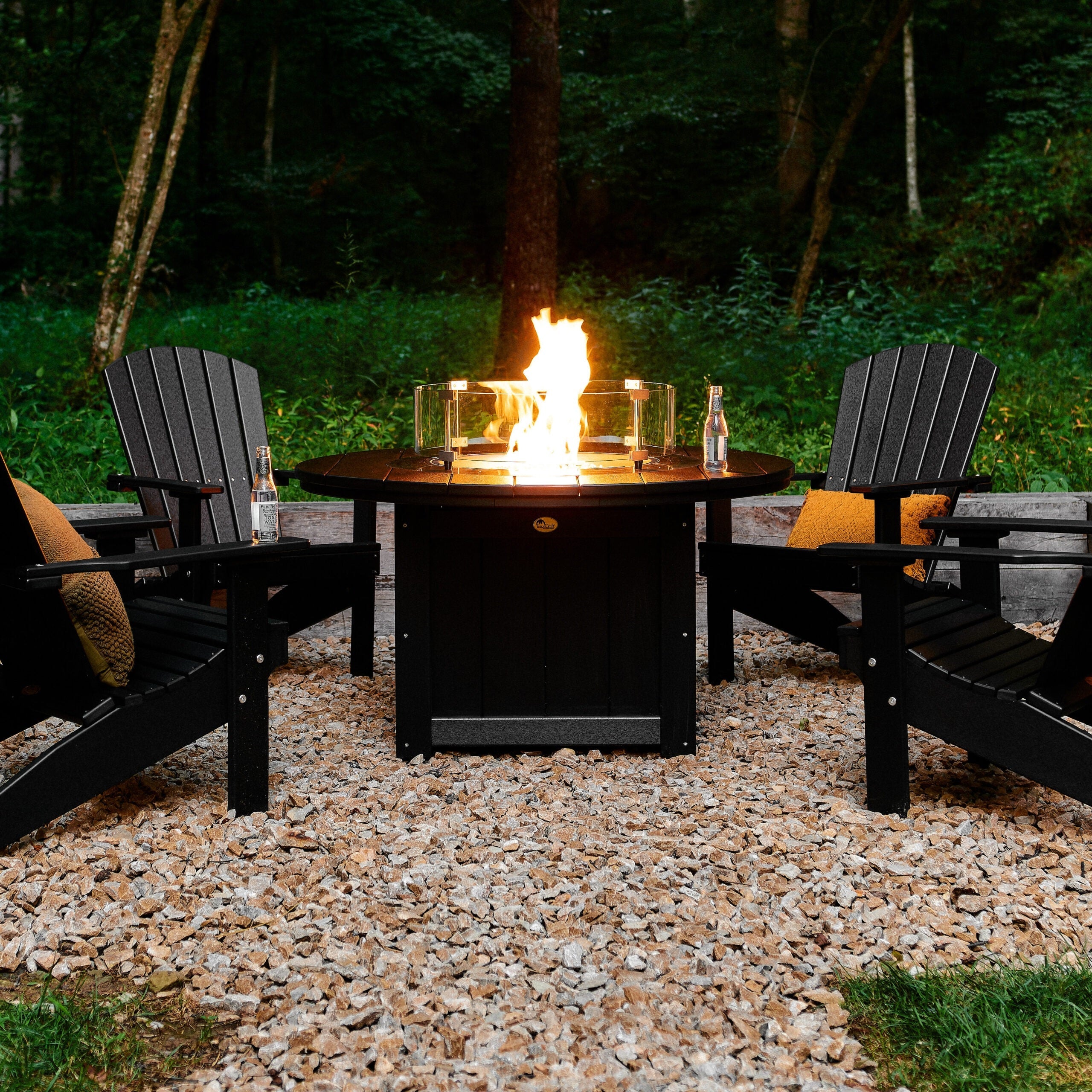 Lumin Fire Pit 46" Round Table from LuxCraft