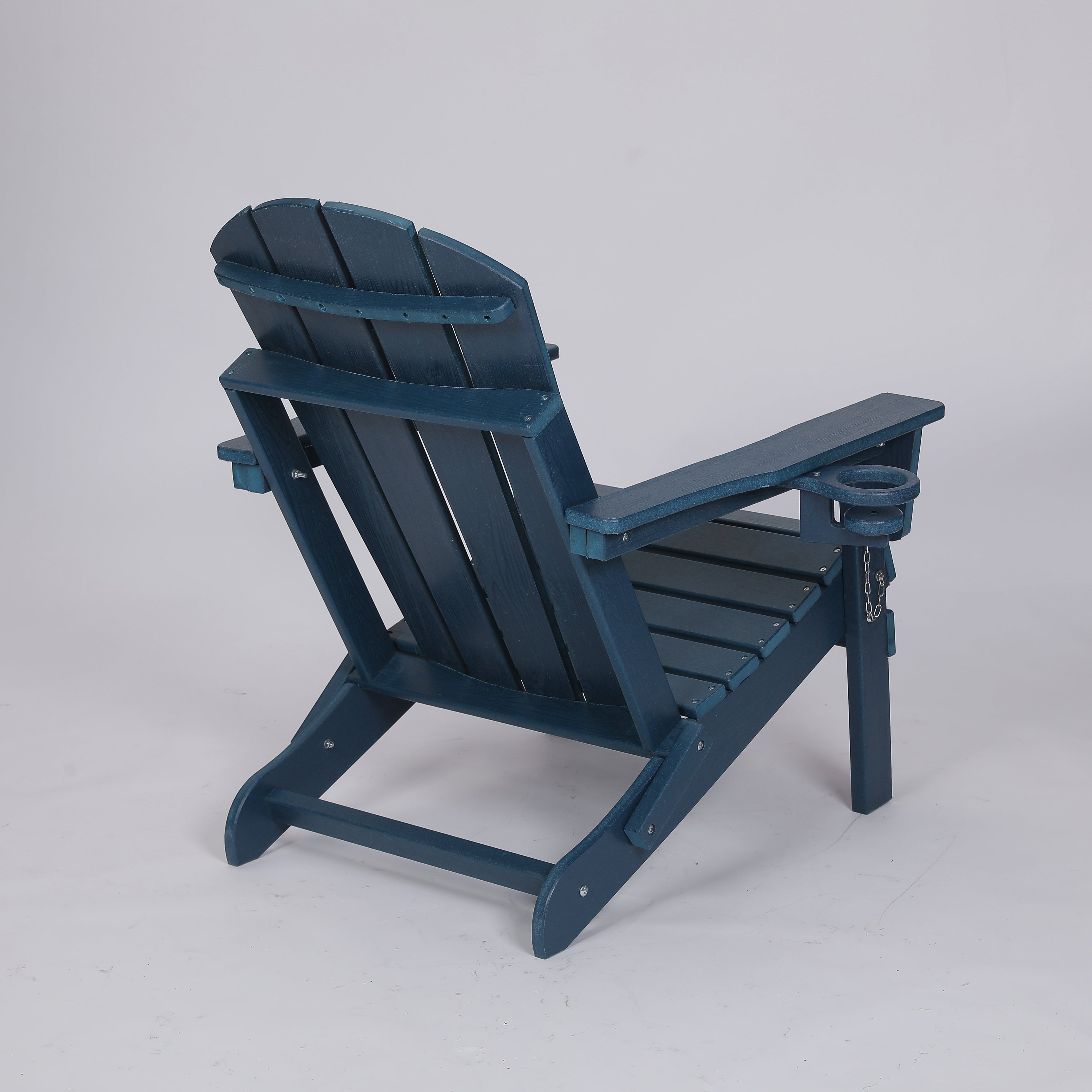Composite Folding Adirondack Chair with Dual Cup Holder