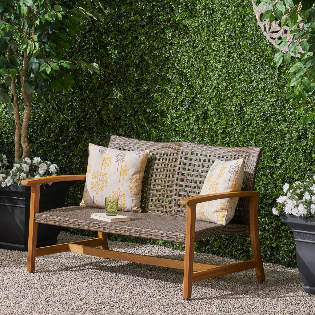Hampton Outdoor Rattan Loveseat