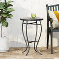 La Crescenta Mosaic Outdoor Side Table