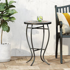 La Crescenta Mosaic Outdoor Side Table